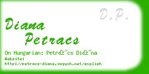 diana petracs business card